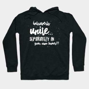 Introverts Unite...Separately in Your Own Homes!!! Hoodie